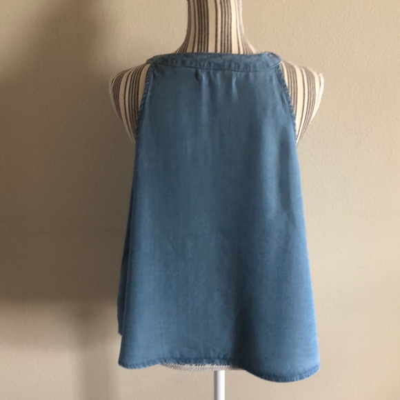 Wild Blue Soft Denim Top - Picture 4 of 5